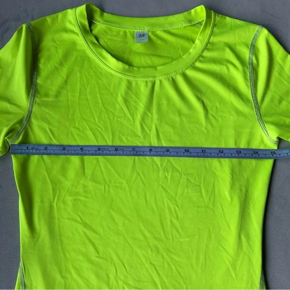 Fitted Athletic Tee ~ Women’s Size Medium ~ Yellow - Picture 3 of 5
